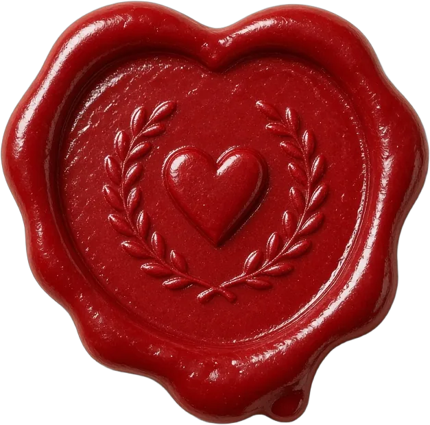 Tap the wax seal